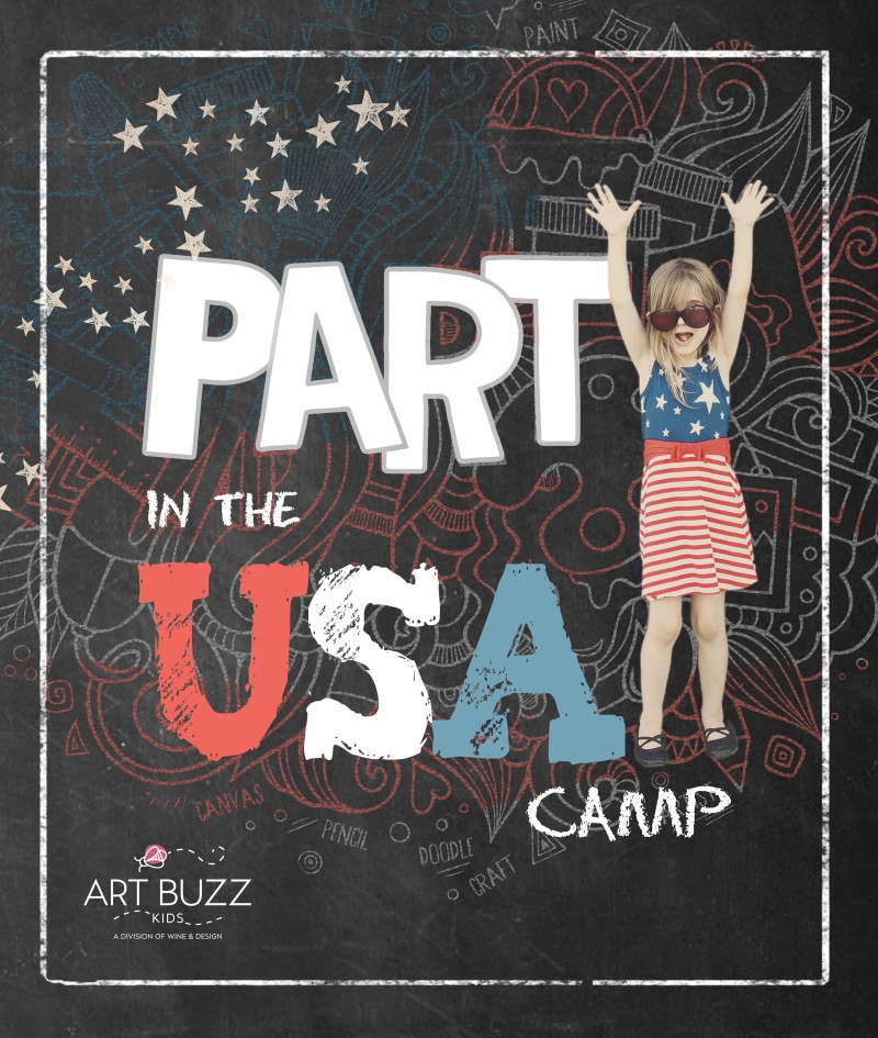 Art Buzz Kids 5-Day Art Camp: Party In The USA