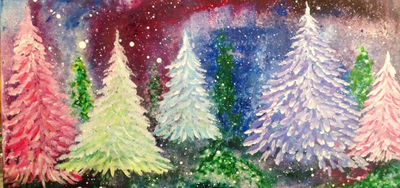 NEW!! Pastel Tree Farm