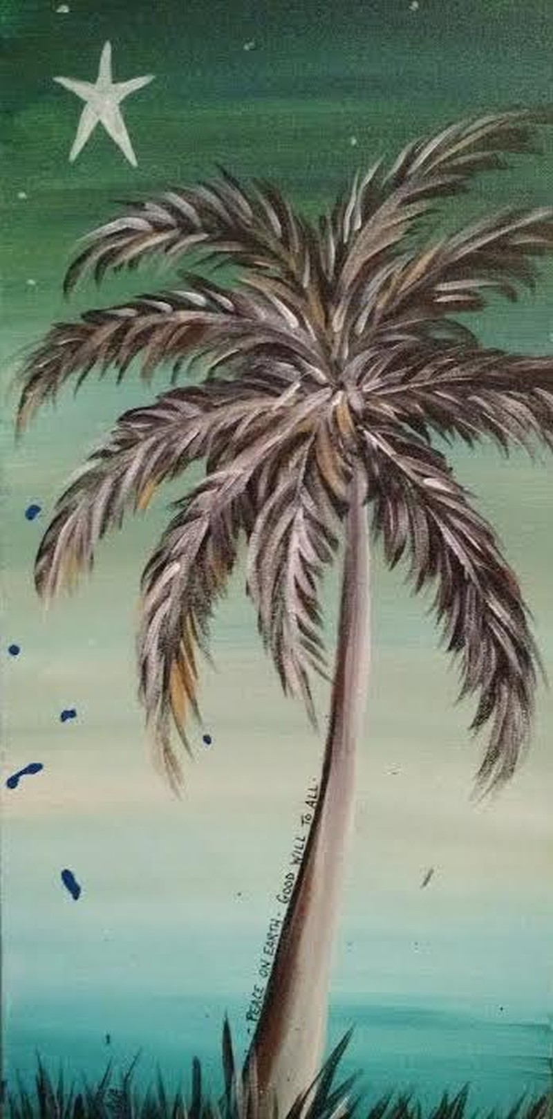 Peace on Earth - a step by step canvas painting experience! 