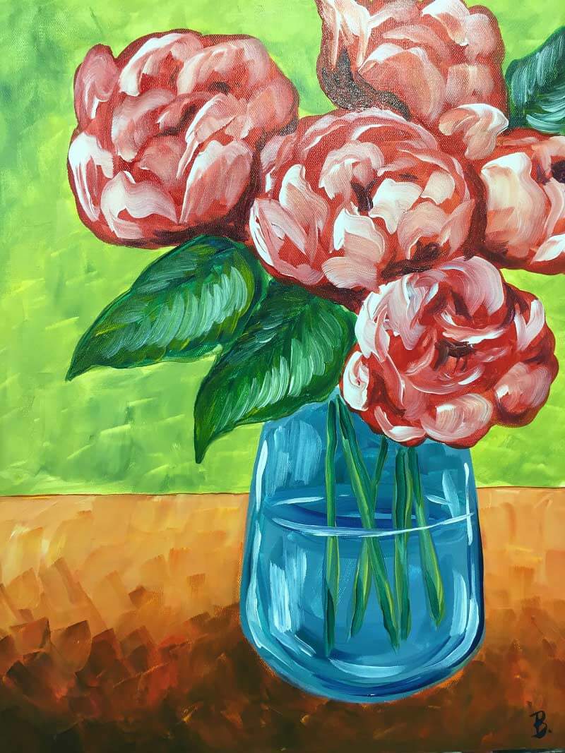 Peonies in Jar