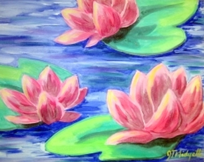 Pink Water Lilies