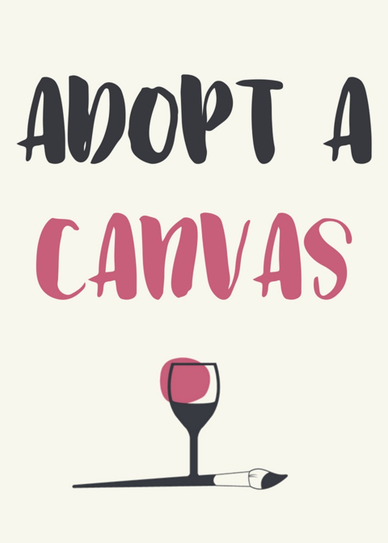 "Adopt A Canvas!" Only $20! Adult Open Studio