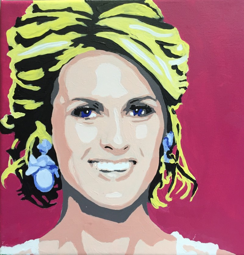 POP ART PORTRAIT AT HAIR OF THE DOG WINE BAR | 3133 S LINDSAY RD #107, GILBERT