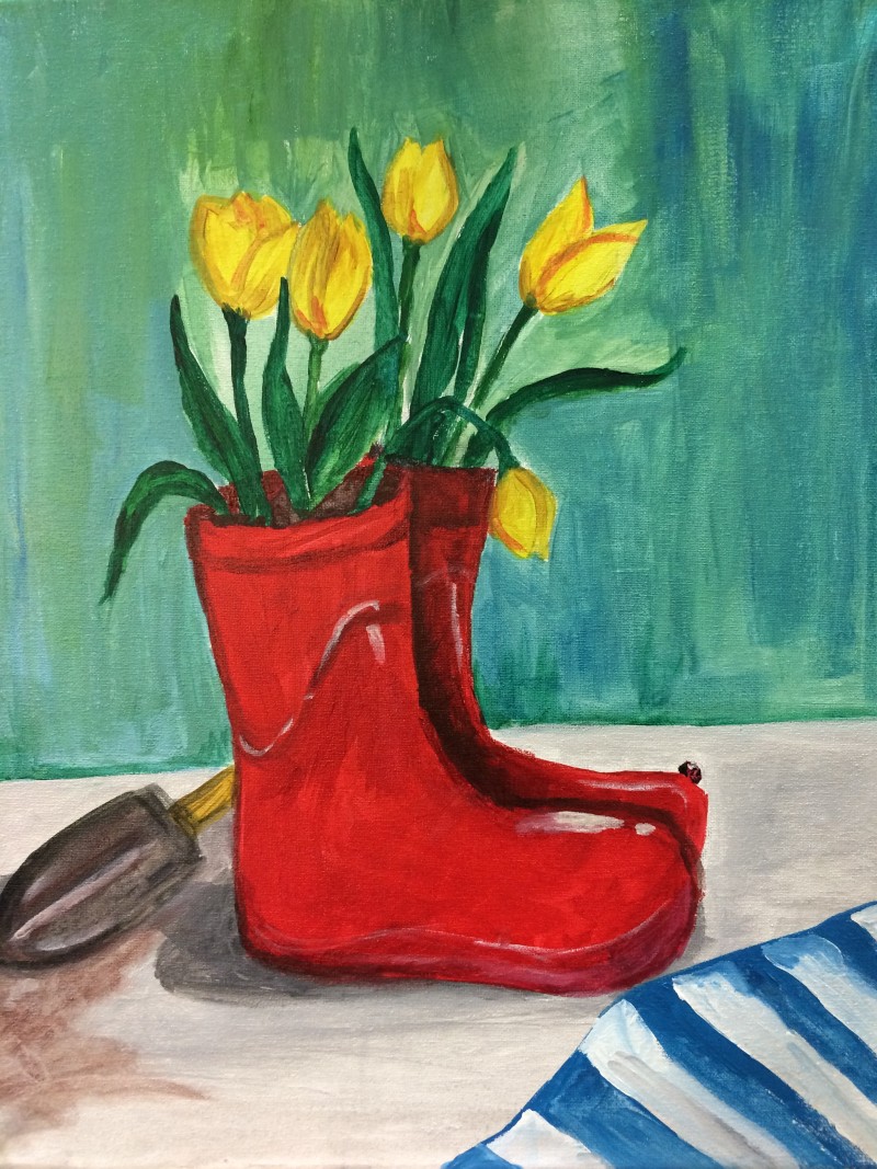 Rain Boot Planter