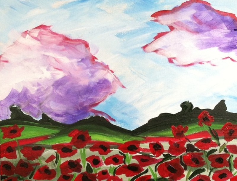 Red Poppy Field