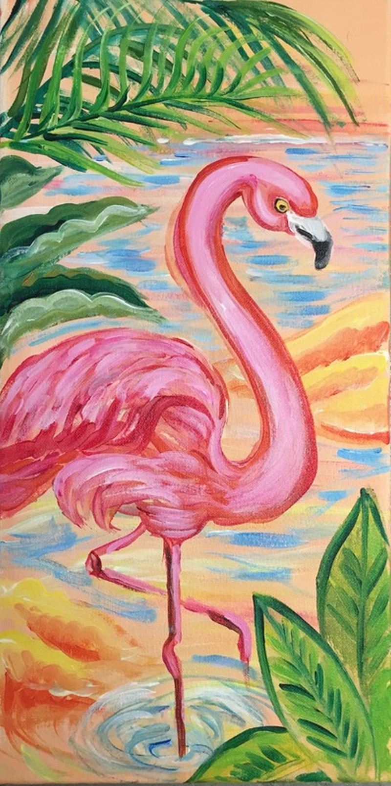 Retro Flamingo