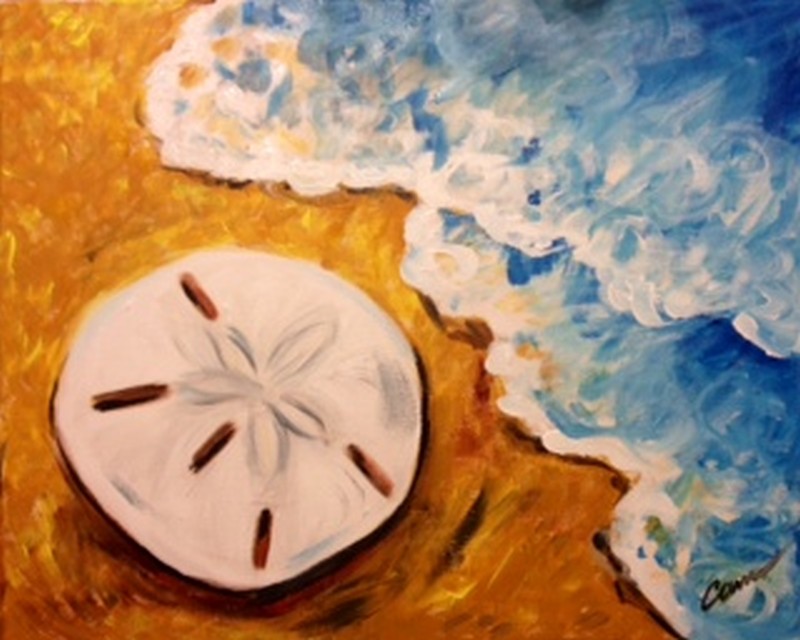 Beached Sand Dollar - In Studio Class!