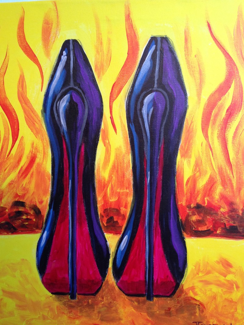 Sassy Red Heels