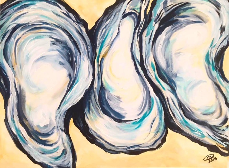 Sip & Paint Seaside Oysters - BYOB and Free Parking