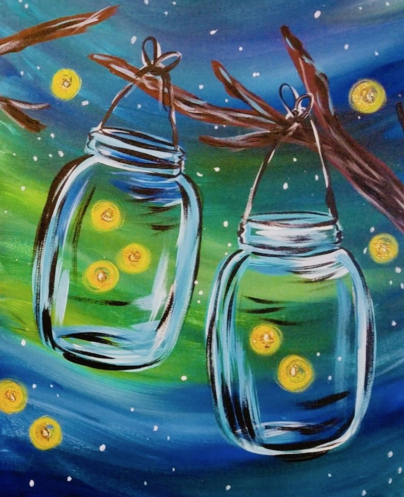 Fireflies in a Mason Jar