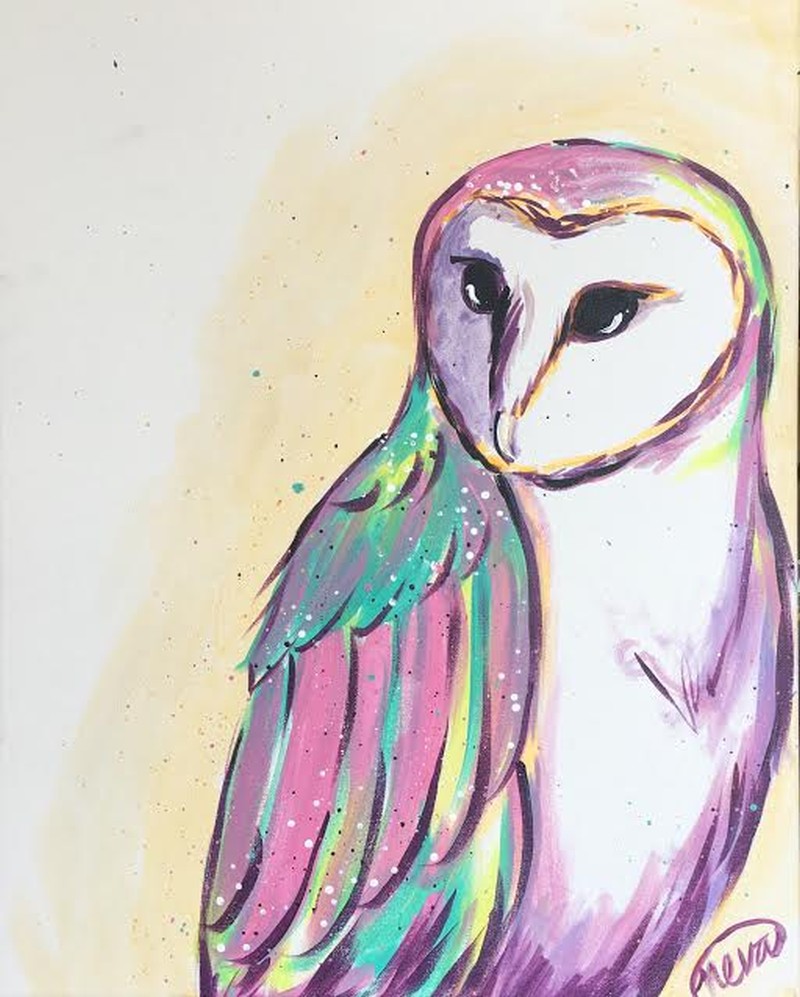 ALL AGES: Colorful Owl