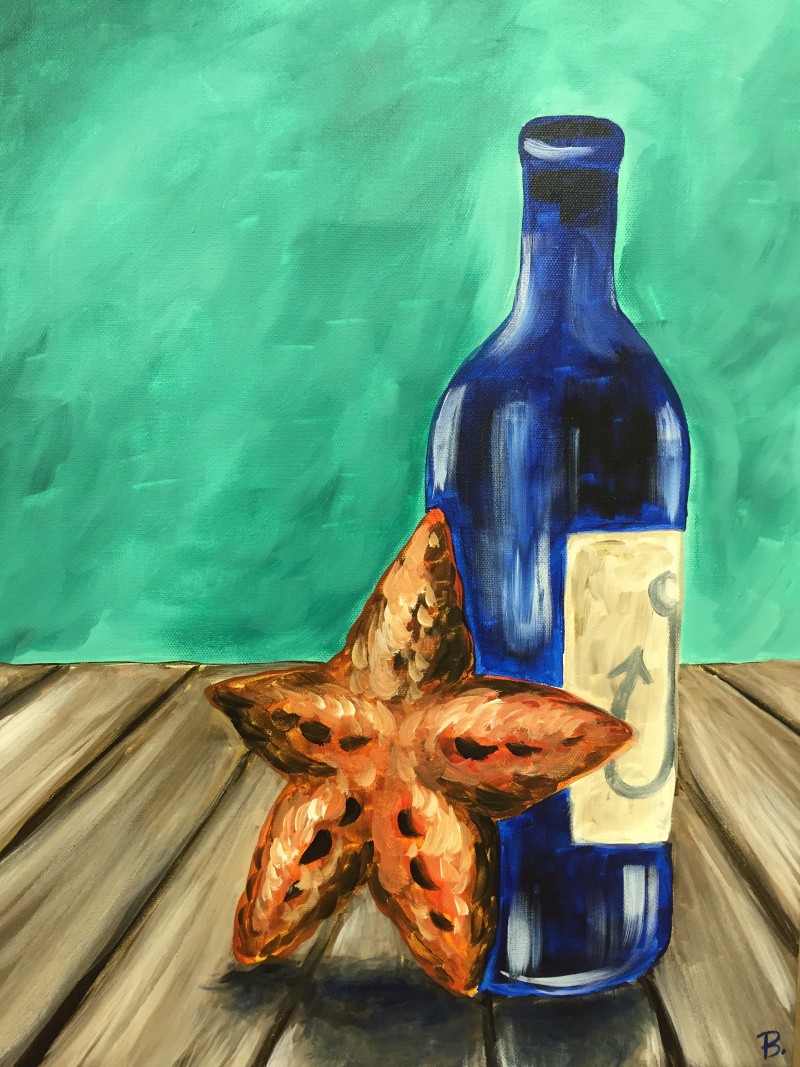 Starfish Wine Bottle ( 8 Seats Available!)