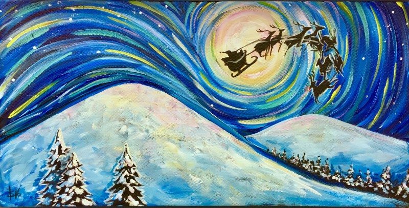 ON WHEELS AT PEACOCK WINE BAR | STARRY NIGHT SLEIGH