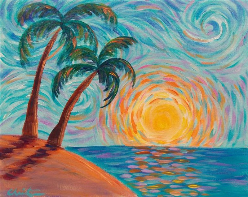 Starry Night Palm