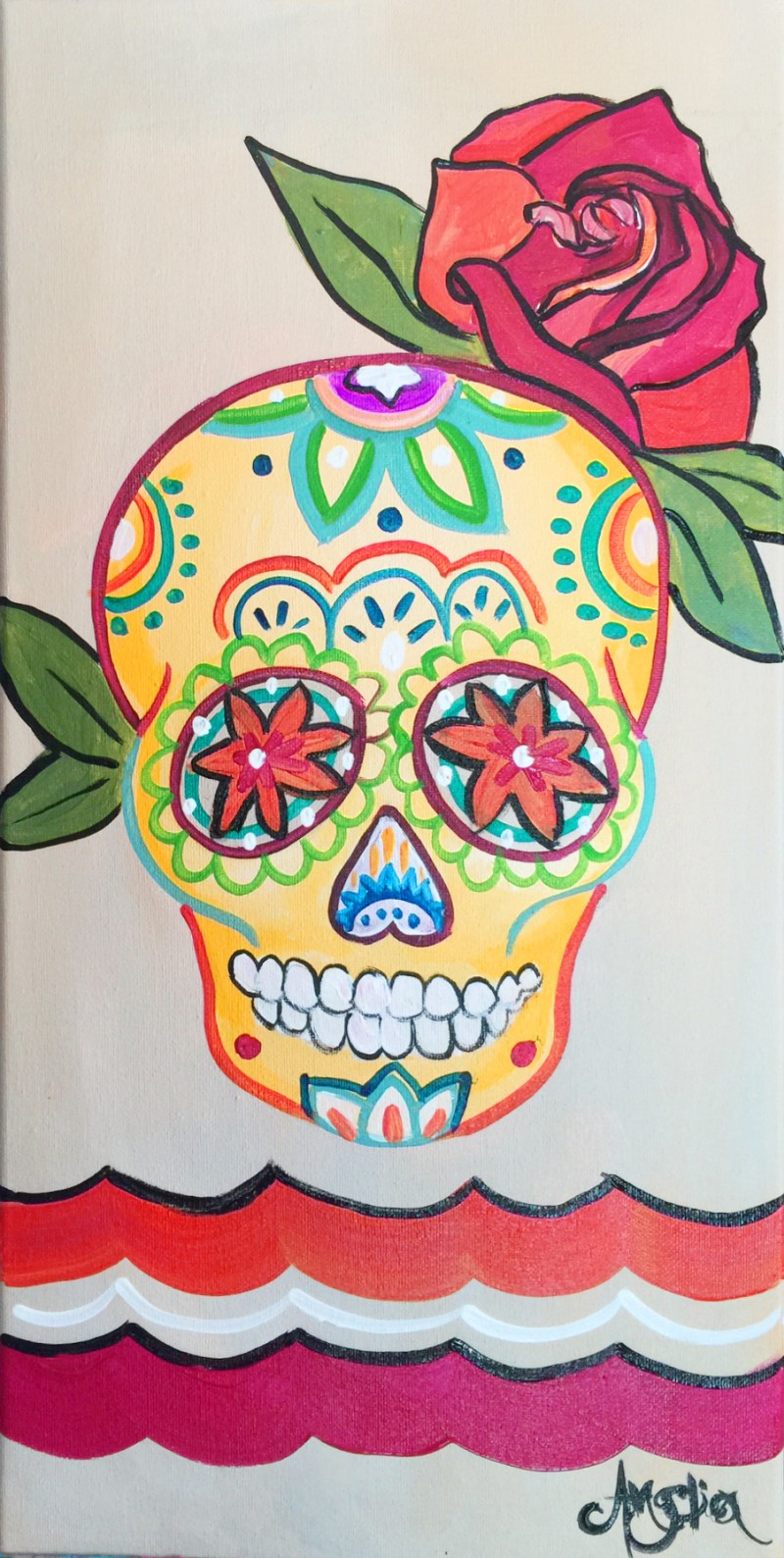ON WHEELS at Twisted Dristrict Brewery: Springtime Sugar Skull