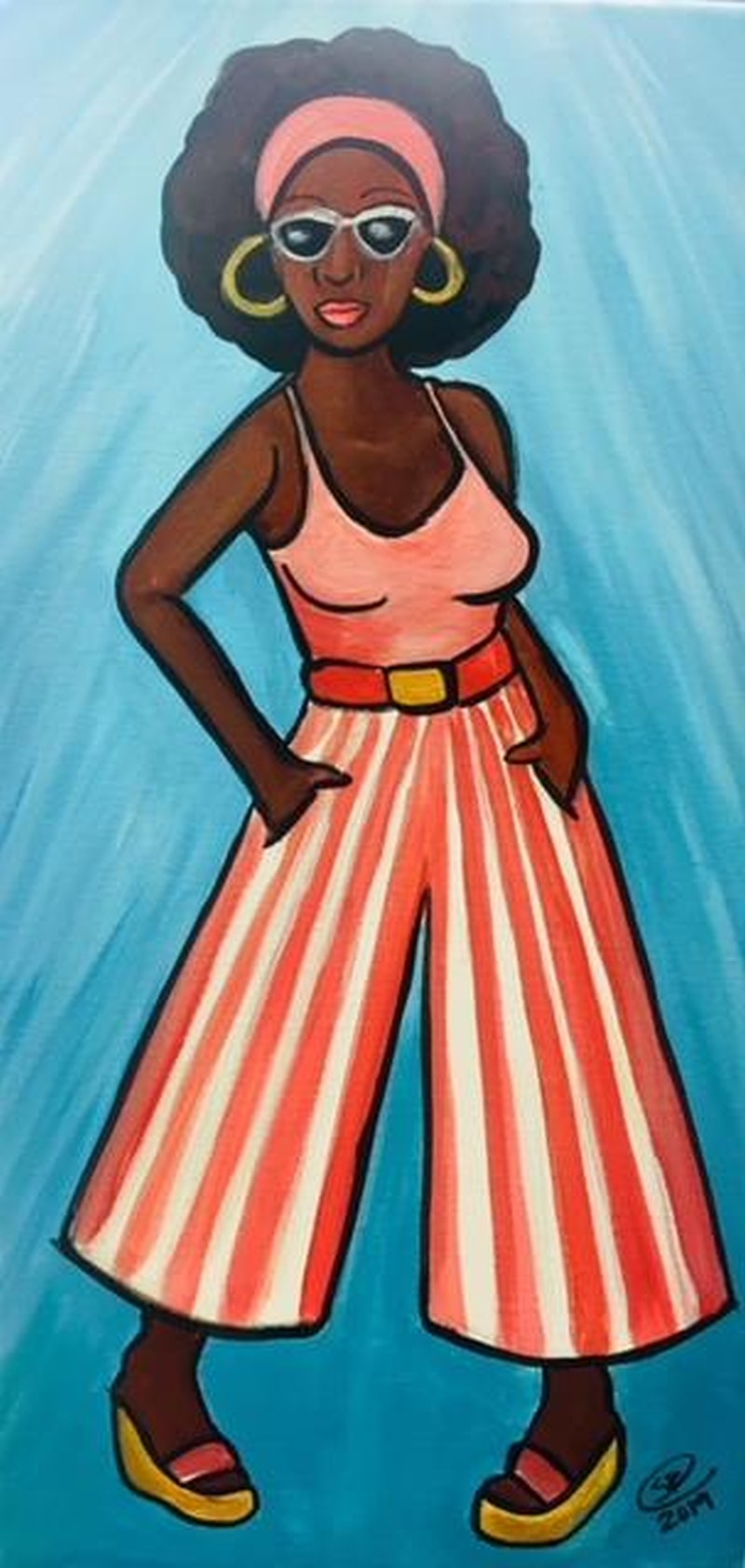 $32 Thursday - Sip & Paint Summertime Diva - BYOB and Free Parking
