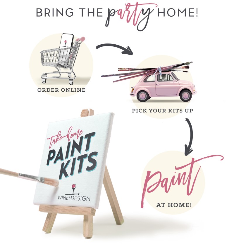 Take Home Paint Kits - Every Saturday !
