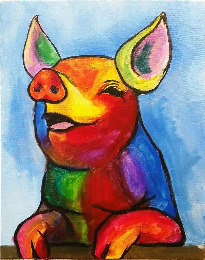 Laughing Pig