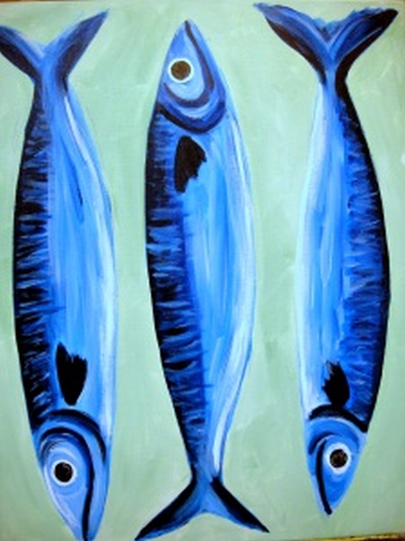 3 Blue Fish!