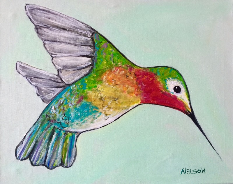 $30 Wine Down Wednesday! Red Throated Hummingbird 
