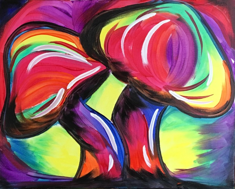 BLACKLIGHT MELLOWED MUSHROOMS