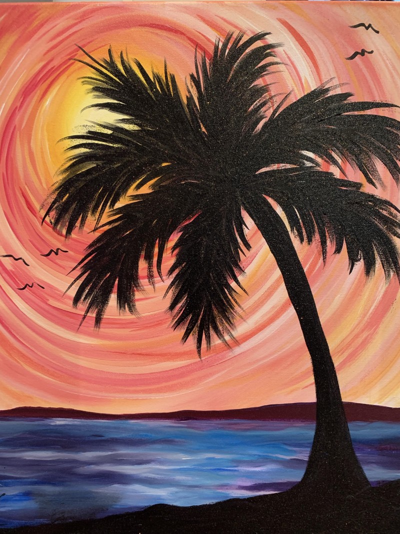 VIRTUAL - Onyx Palm Sunset