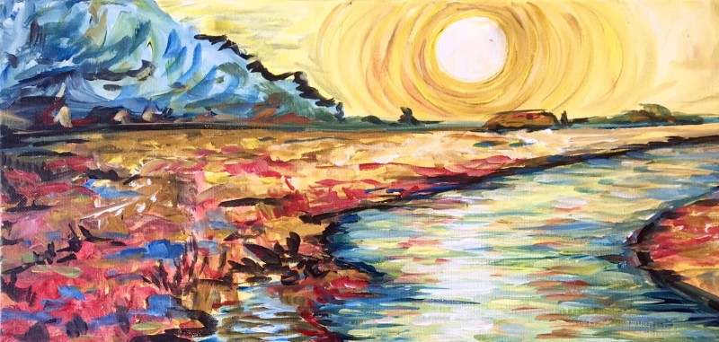 Van Gogh's Red Vineyard 