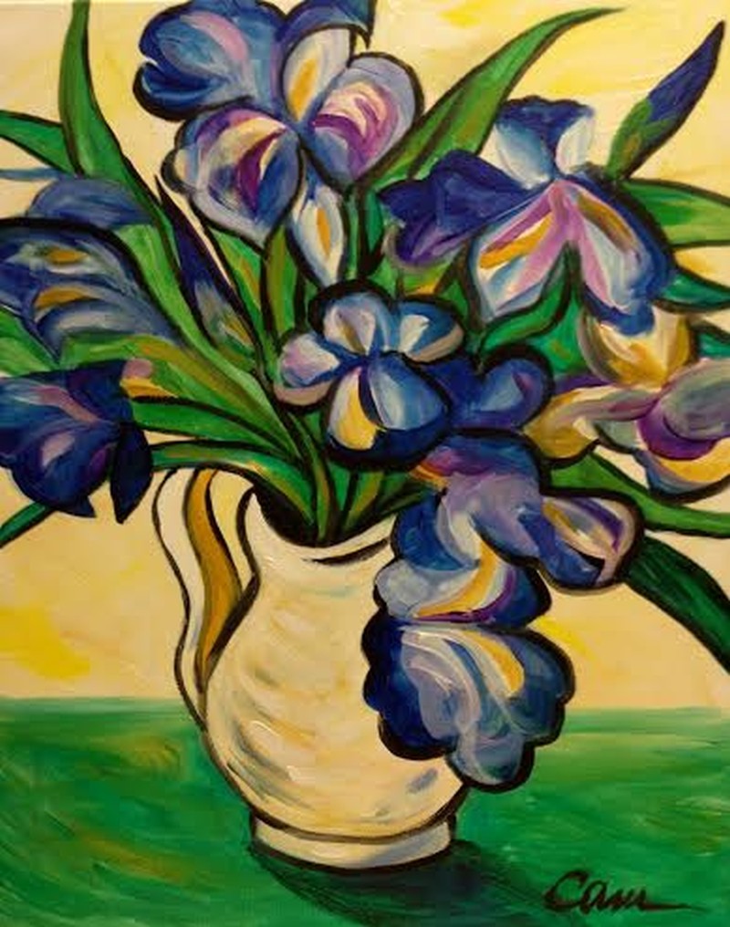 Van Gogh's Iris Vase