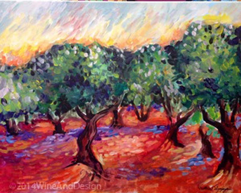 Van Gogh's Olive Grove