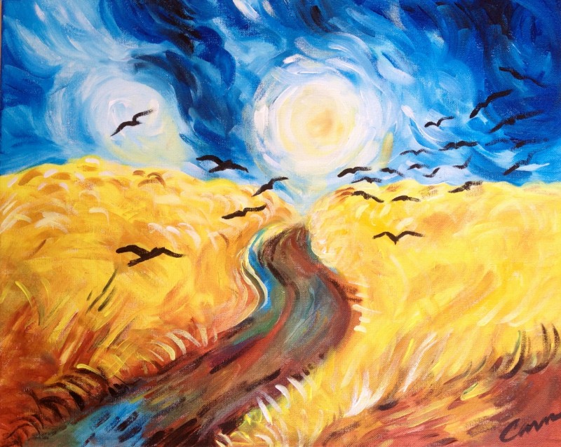 Van Gogh s Wheatfields And Crows Culpeper VA Wine Design
