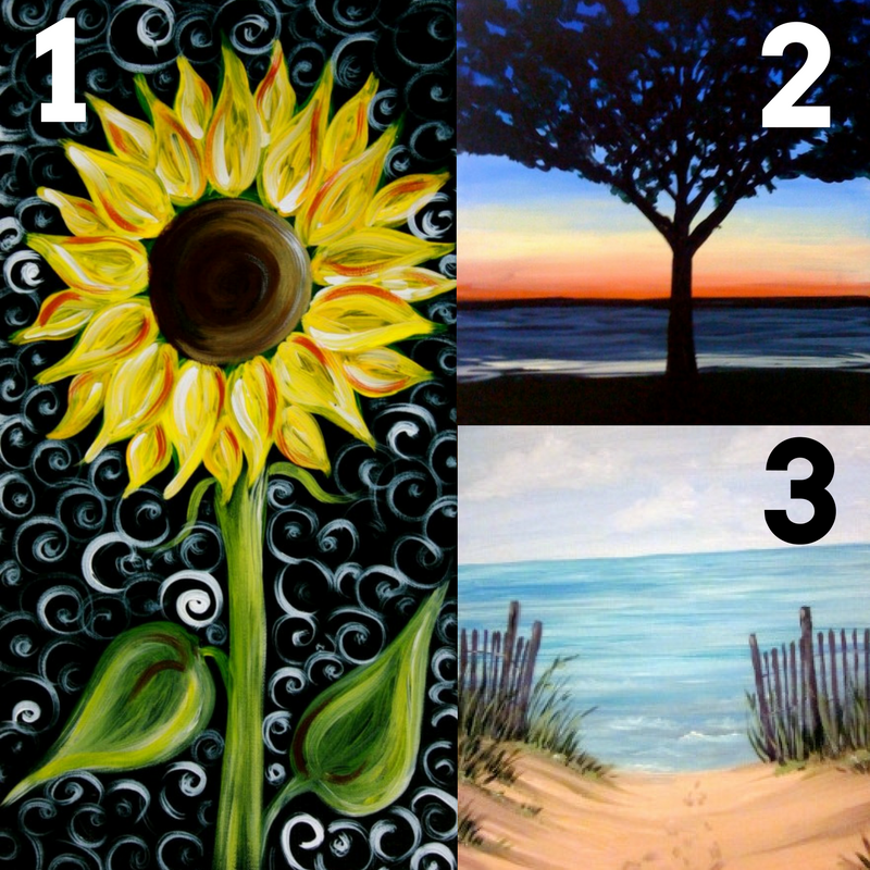 You Choose! Sunflower, Lake, or Beach! 