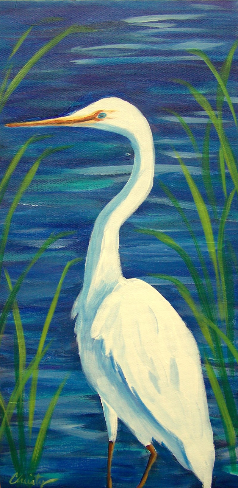 Art in the Park! White Heron Art in the Park! White Heron