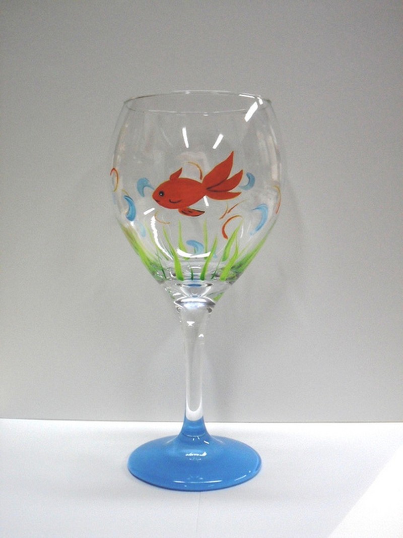 Wine Glass Painting