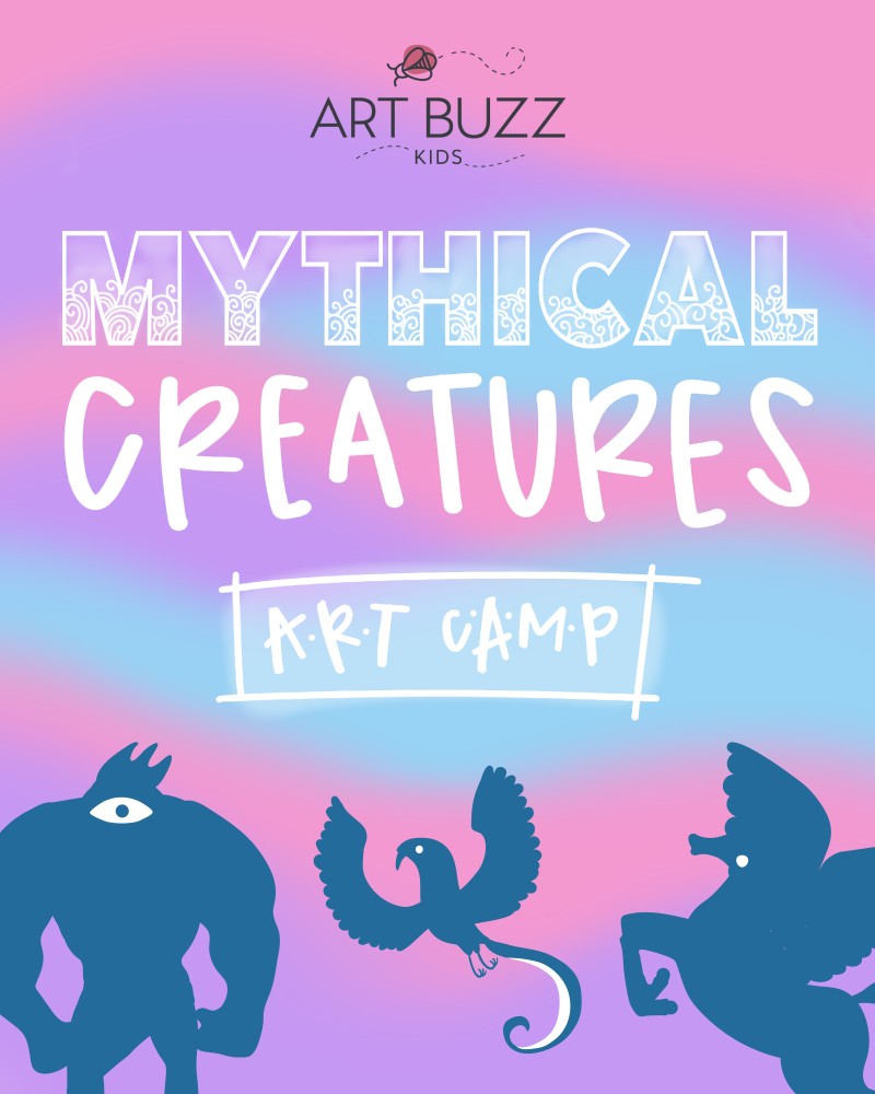(FULL DAY) Monday - Friday KIDS ART CAMP : Mythical Creatures
