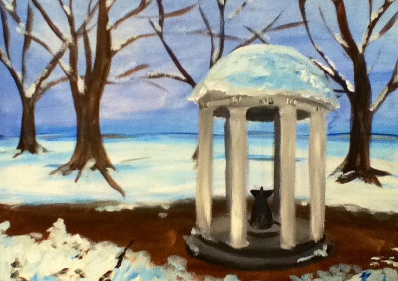 Winter Old Well