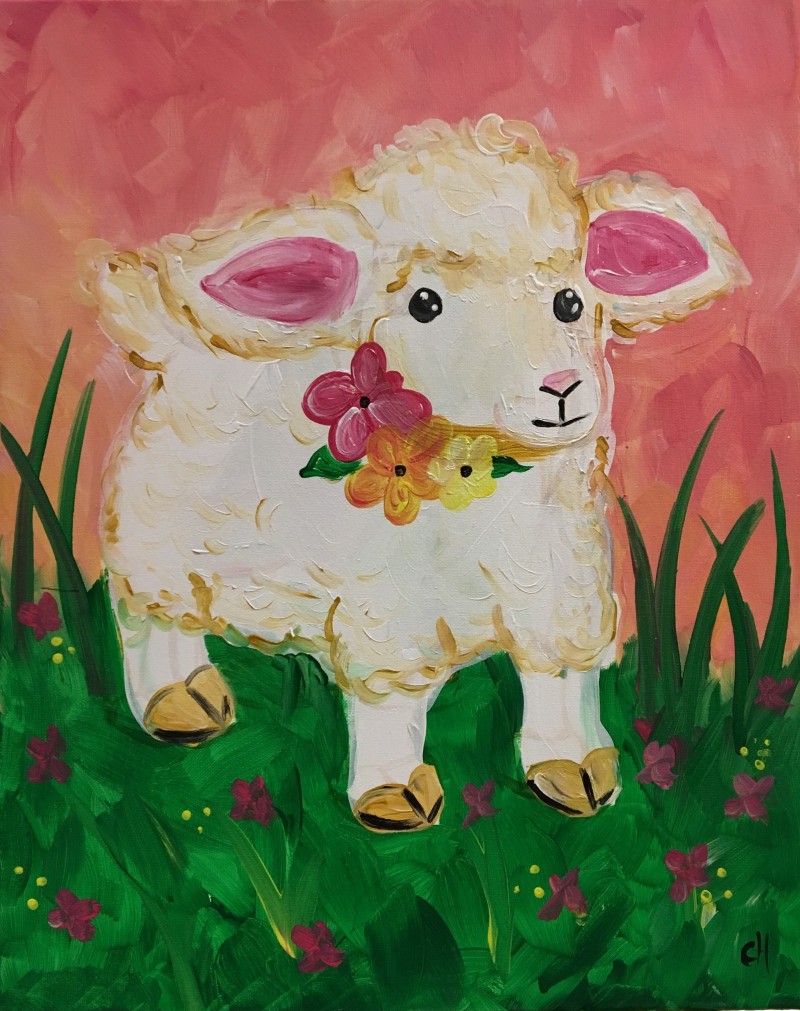 Paint at Old Mill Farm with Baby Lambs | "Penelope the Lamb"