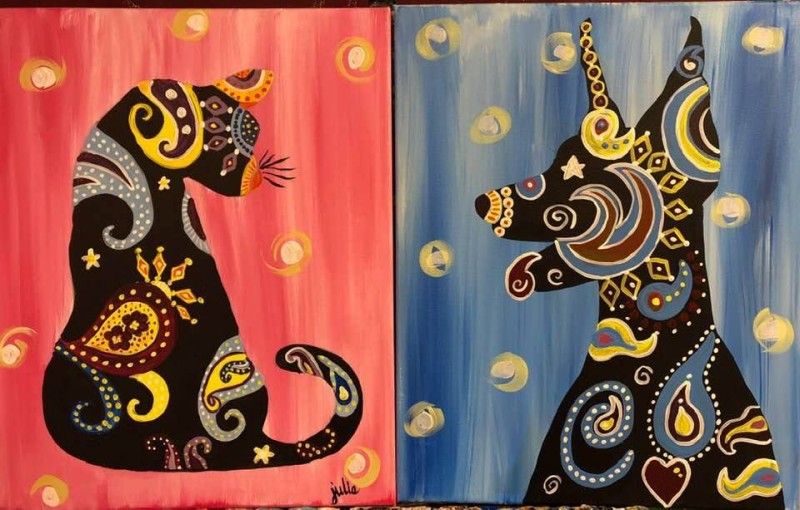 You Choose Paisley Kitty or Pup