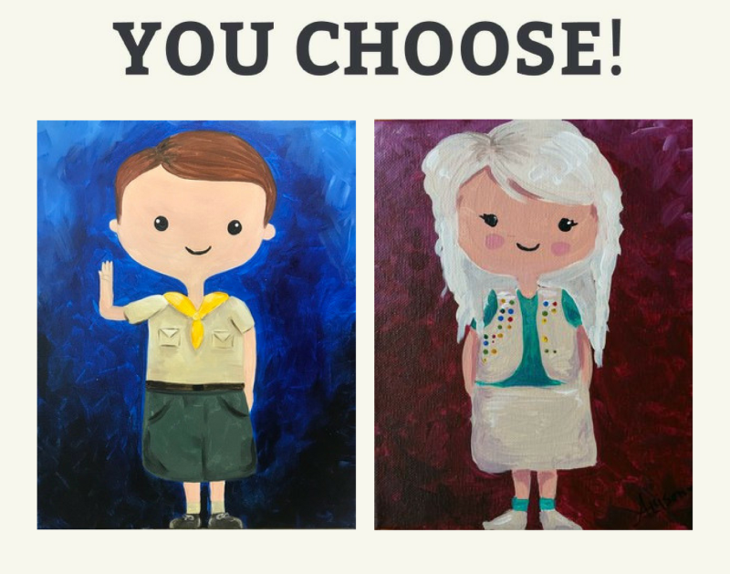 You Choose: Boy Scout or Girl Scout selfie