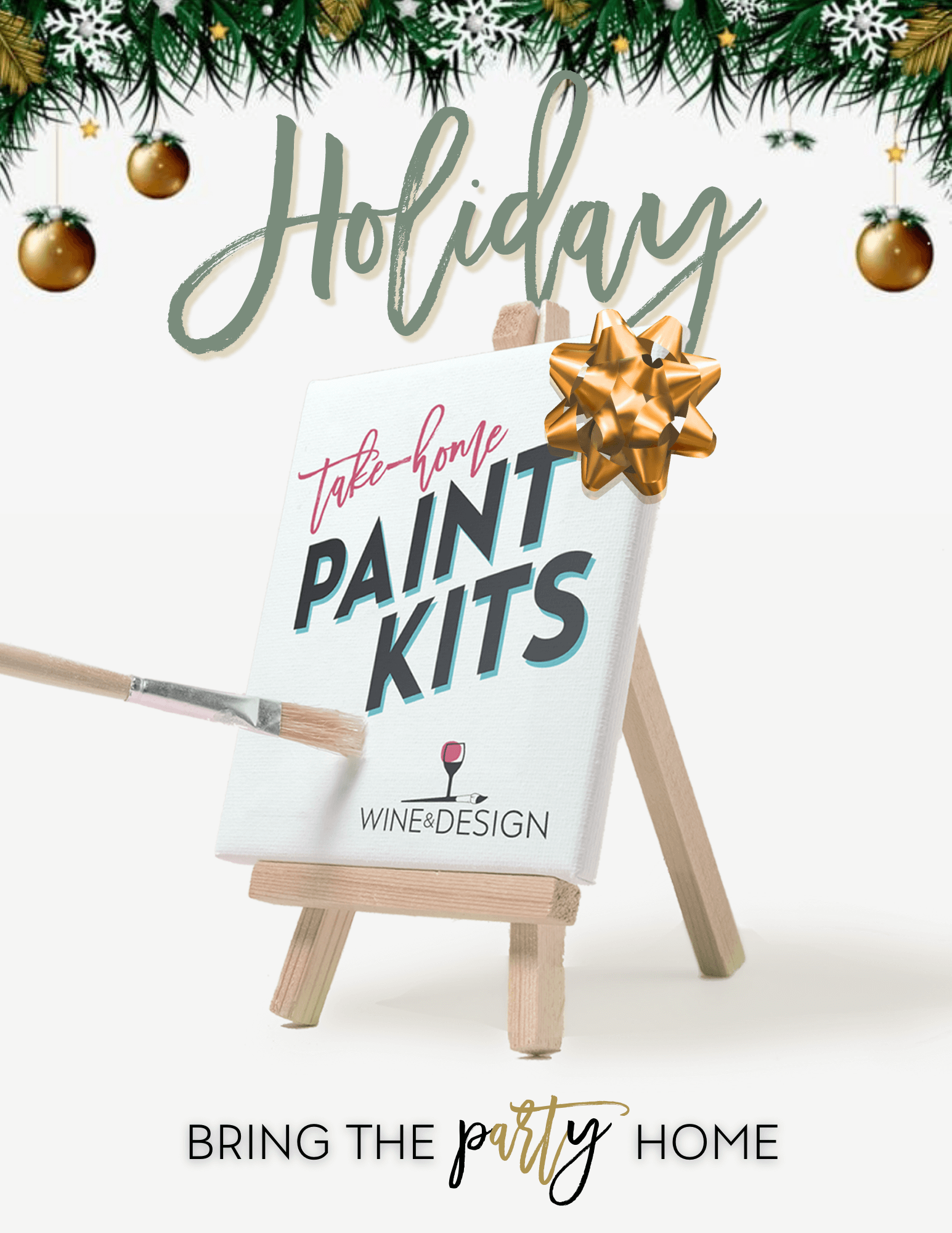 Friends and Wine - Printed Paint Kit - Paint Parties by DecoArt