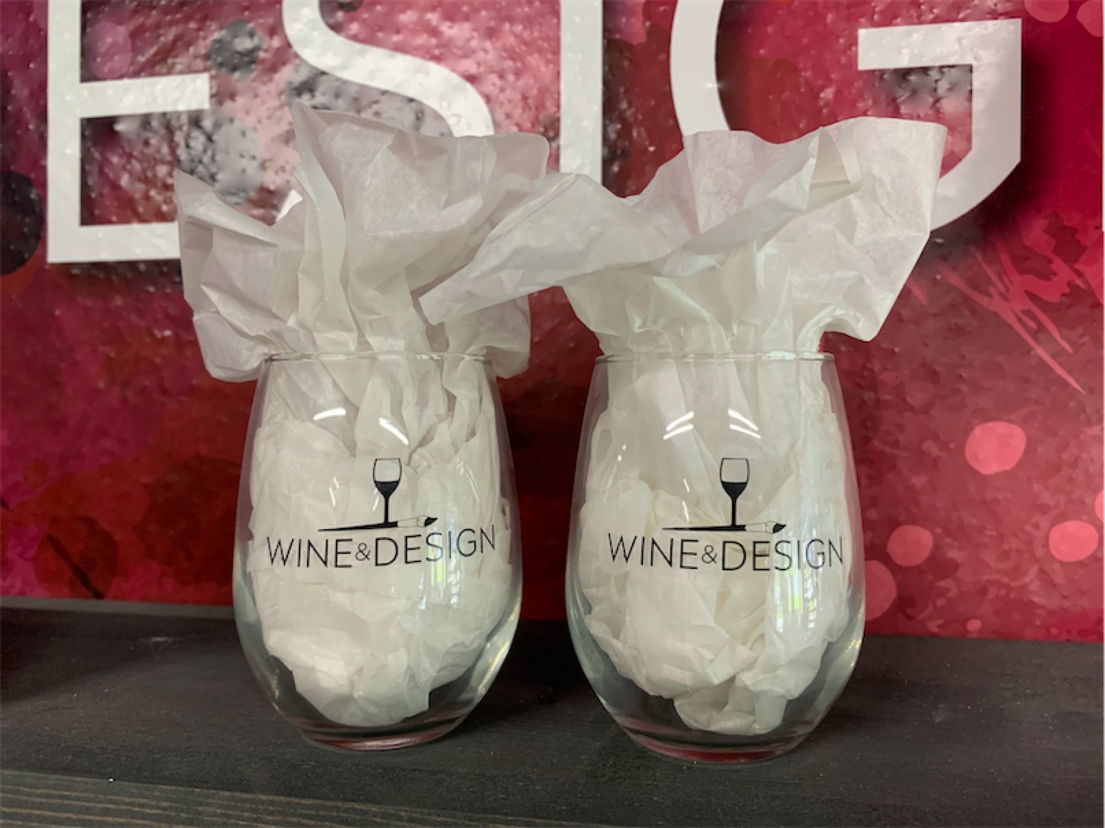 W&D Stemless Wine Glasses