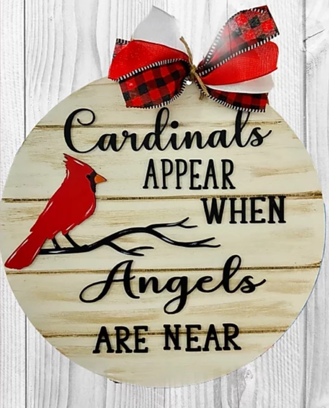 Cardinals Appear When Angels Are Near 
