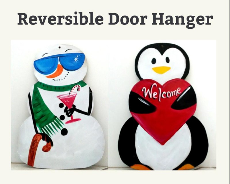 Reversible Snowman | Penguin DIY Take Home Kit