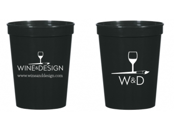 16 oz Wine & Design Stadium Cup