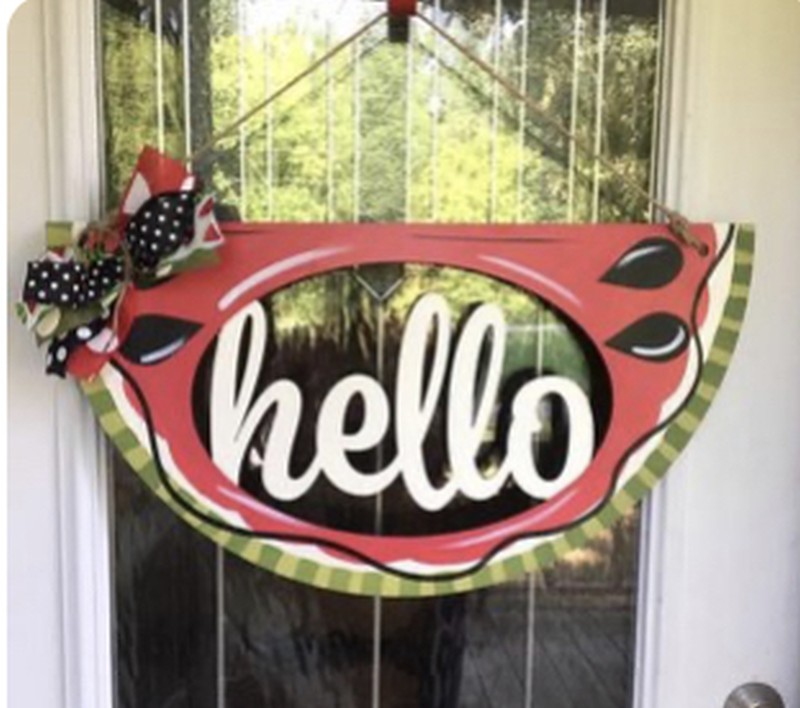 Take Home DIY Kit: Hello Watermelon Wood Sign