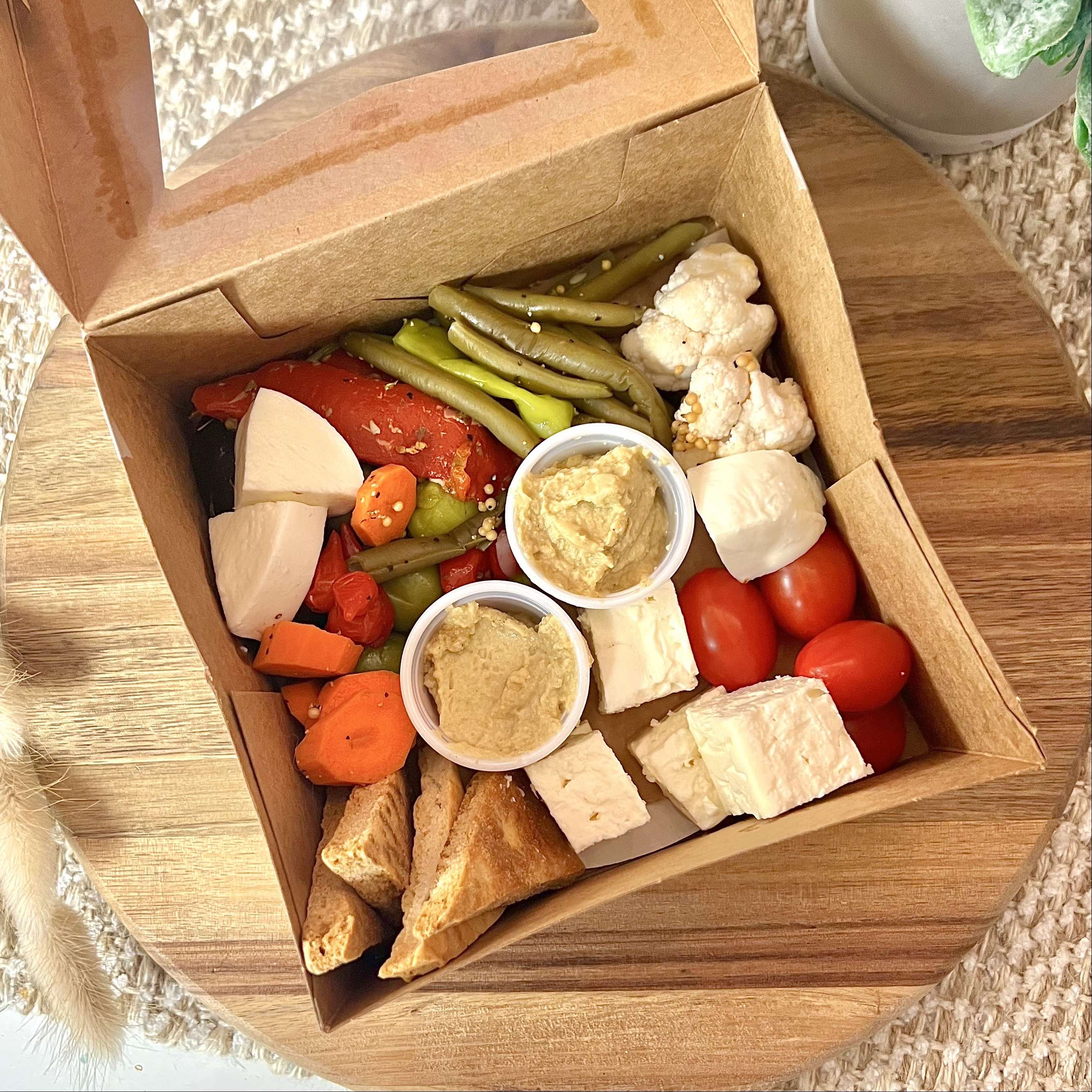 Small Mediterranean Charcuterie Box Small Mediterranean Charcuterie Box