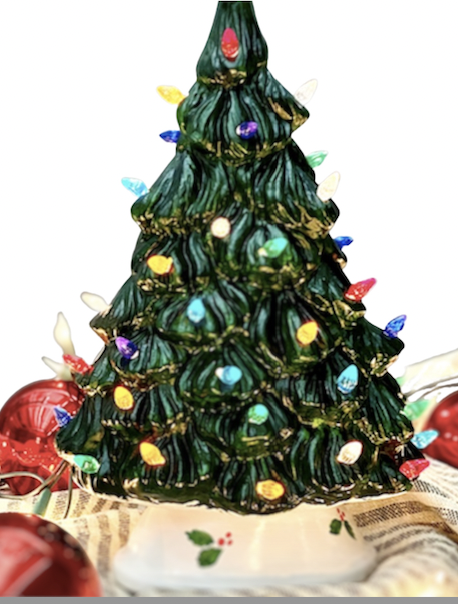 Lighted Ceramic Christmas Tree - DIY Take Home Kit