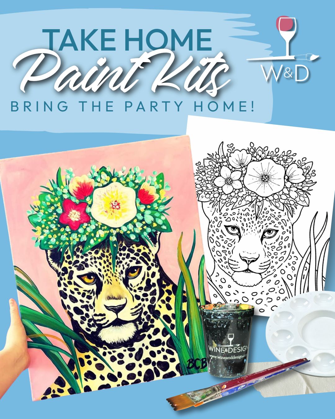Take Home Canvas Paint Kits!