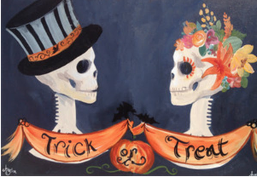 trick or treat painting
