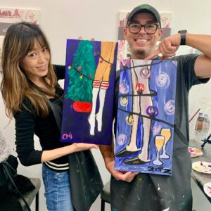 Date Night Mistletoes BYOB and Free Parking at Wine & Design Montclair