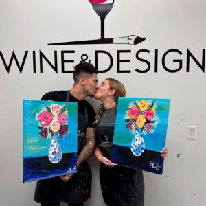 Date Night Paint Night in Montclair Free Parking and BYOB at Wine & Design